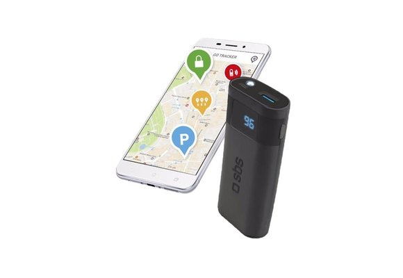 SBS Power bank 5000mAh with Object Tracker - Black