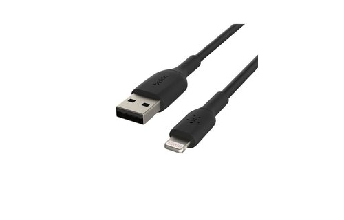Belkin Boost Up Charge USB-A to Apple Lightning Cable 3.3ft/1m - Black