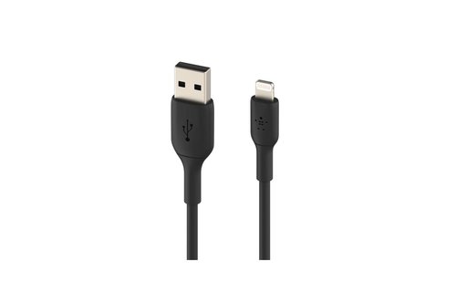 Belkin Boost Up Charge USB-A to Apple Lightning Cable 3.3ft/1m - Black