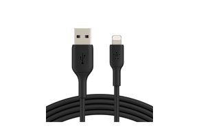 Belkin Boost Up Charge USB-A to Apple Lightning Cable 3.3ft/1m - Black