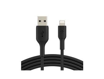 Belkin Boost Up Charge USB-A to Apple Lightning Cable 3.3ft/1m - Black