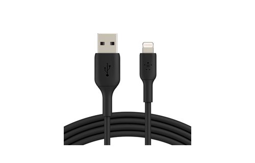 Belkin Boost Up Charge USB-A to Apple Lightning Cable 3.3ft/1m - Black