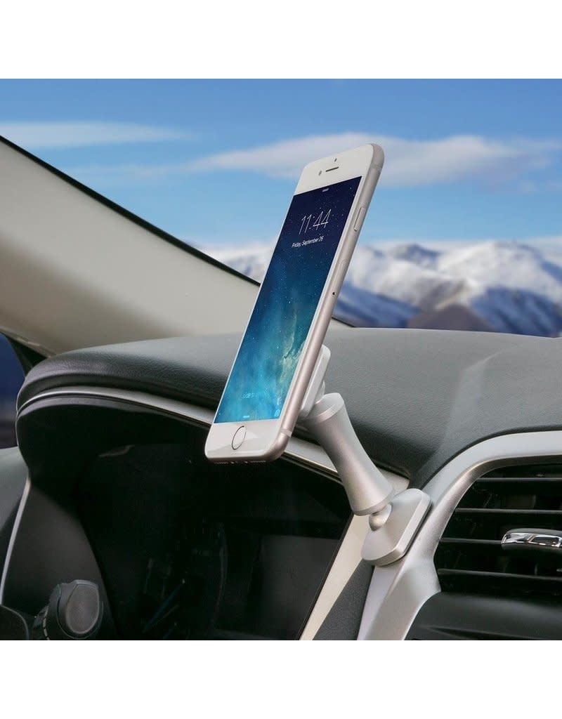 Scosche MagicMount Elite Double Pivot Adhesive 360 Universal Mount - Silver