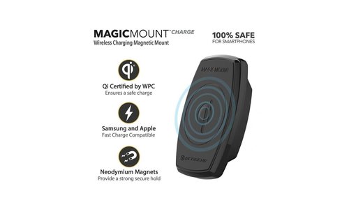 Scosche MagicMount Charge FreeFlow Vent Fast Charging Qi Car Charger