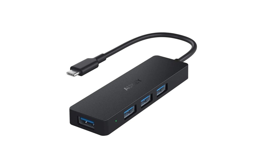Aukey Essential 4 Port USB - C Hub - Black
