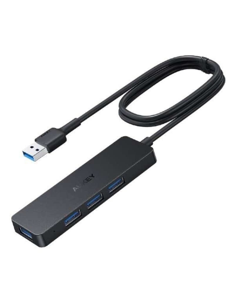 AUKEY Aukey Essential 4 Port USB - A Hub  1 Meter - Black