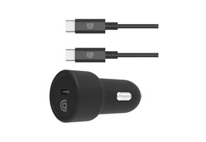 Griffin Single Port Car Charger 15W for Type C Devices - Black