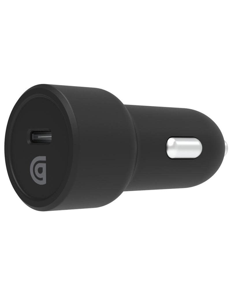 Griffin Single Port Car Charger 15W for Type C Devices - Black