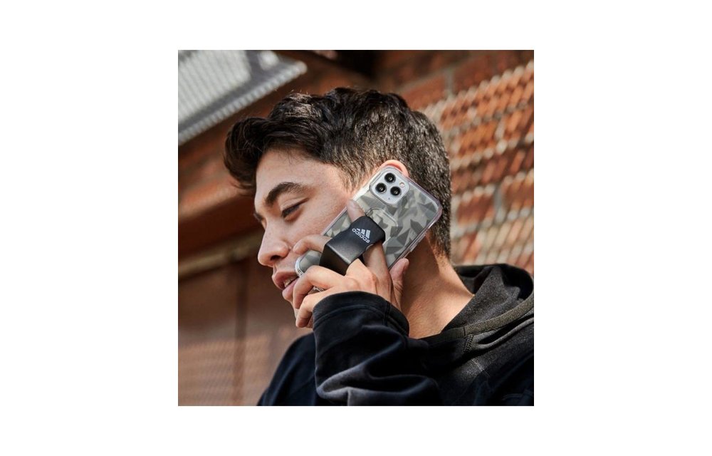 Adidas Sport Grip Case Camo FW20 for iPhone 12 and 12 Pro - Black