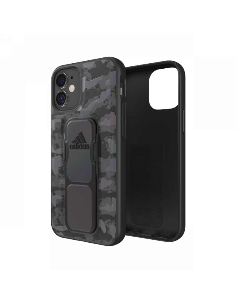 Adidas Sport Grip Case Camo FW20 for iPhone 12 and 12 Pro - Black