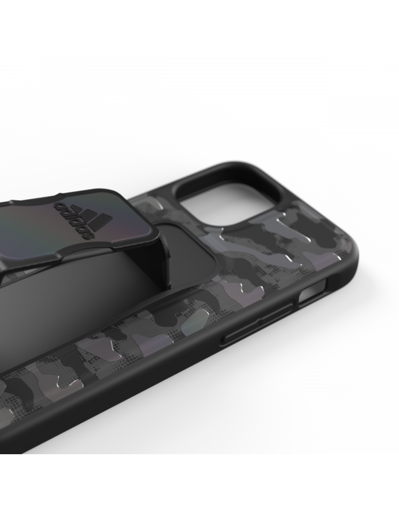 Adidas Sport Grip Case Camo FW20 for iPhone 12 and 12 Pro - Black