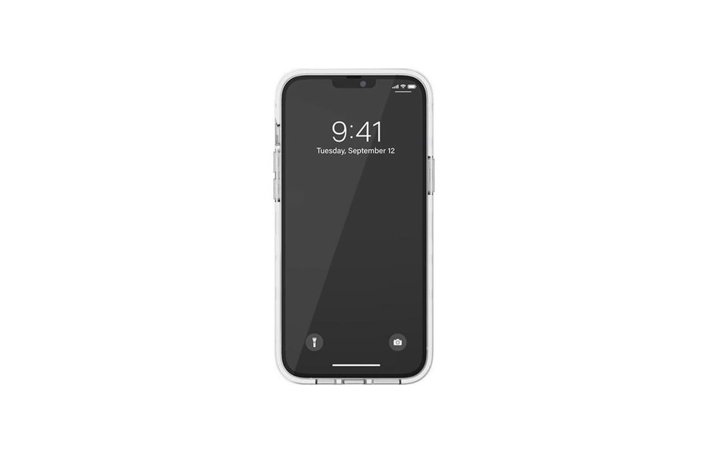 Adidas Sport Grip Case Clear FW20 for iPhone 12 and 12 Pro - Gray Black