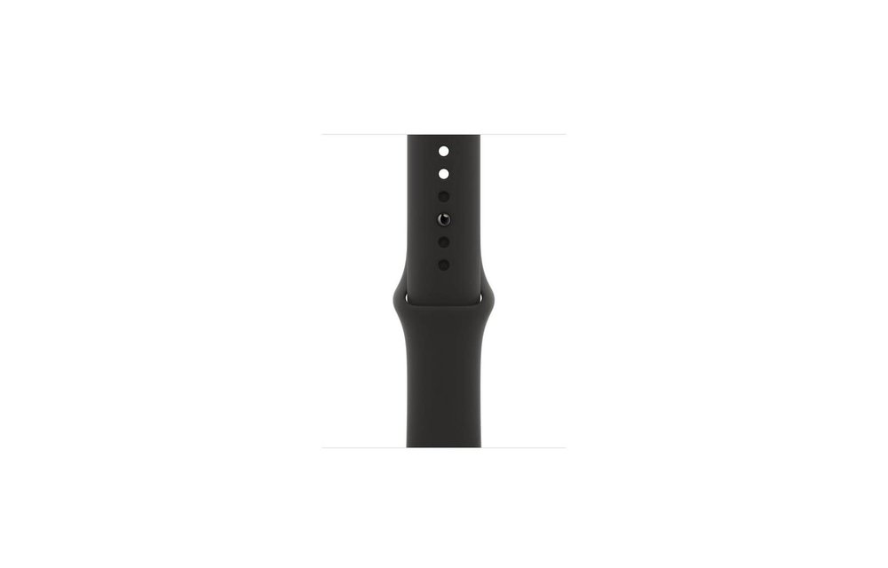 Apple Watch Series 6 GPS, 40mm Aluminum Case with Black Sport Band - Space Gray