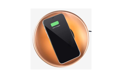 TYLT Bowl Home Decor Wireless Charging Pad 10W - Wood Grain