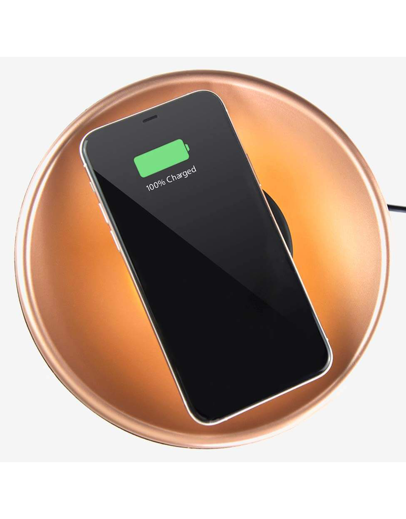 TYLT Bowl Home Decor Wireless Charging Pad 10W - Wood Grain