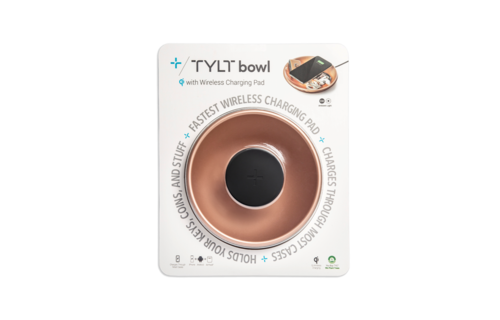 TYLT Bowl Home Decor Wireless Charging Pad 10W - Wood Grain