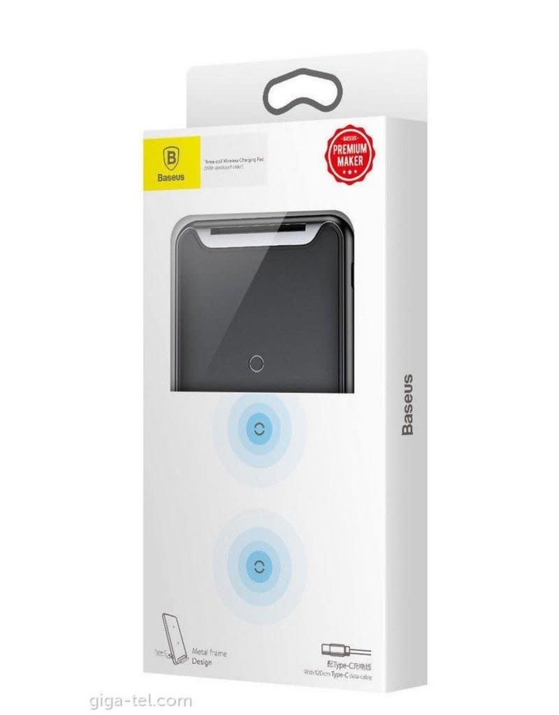 Baseus Multifunctional Wireless Charging Pad With Desktop Stand - Black