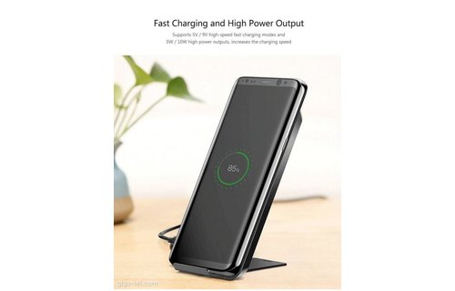 Baseus Multifunctional Wireless Charging Pad With Desktop Stand - Black