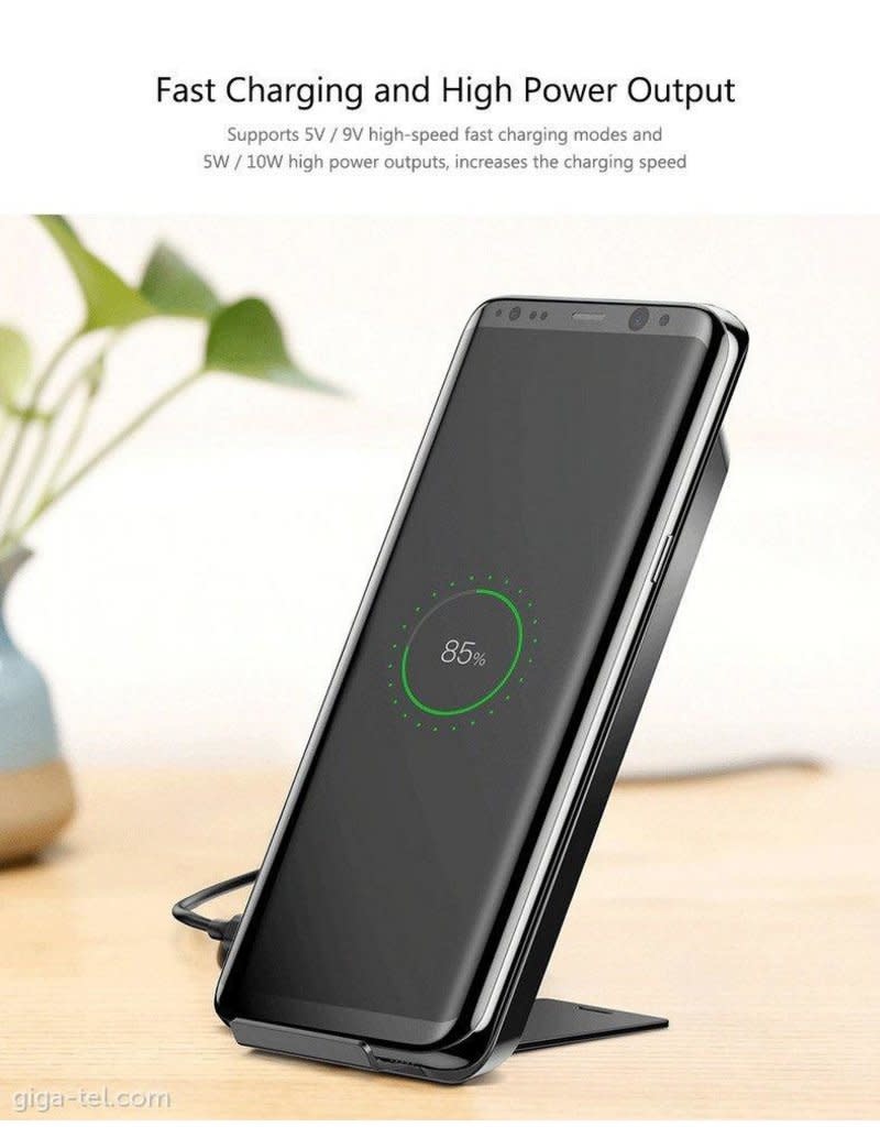 Baseus Multifunctional Wireless Charging Pad With Desktop Stand - Black