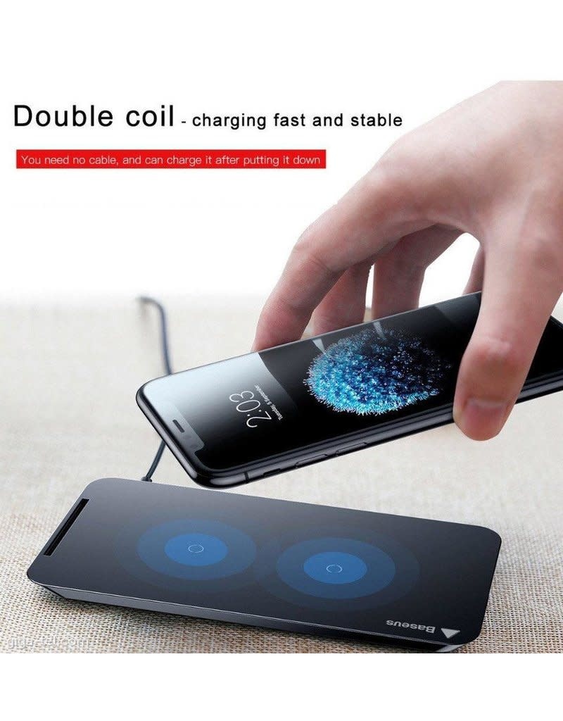 Baseus Multifunctional Wireless Charging Pad With Desktop Stand - Black