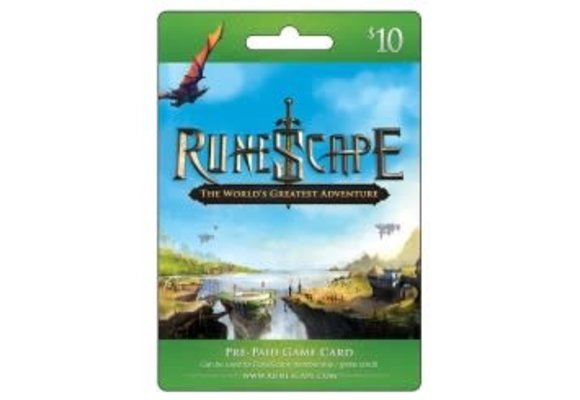 Runescape $ 10 Gift Crad