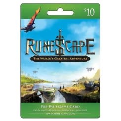 Runescape $ 10 Gift Crad