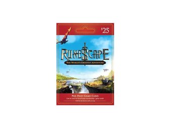Runescape $ 25 Gift Card