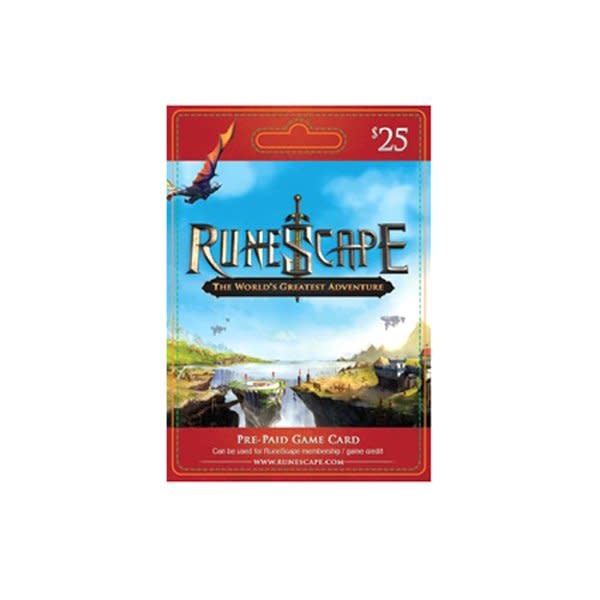 Runescape $ 25 Gift Card