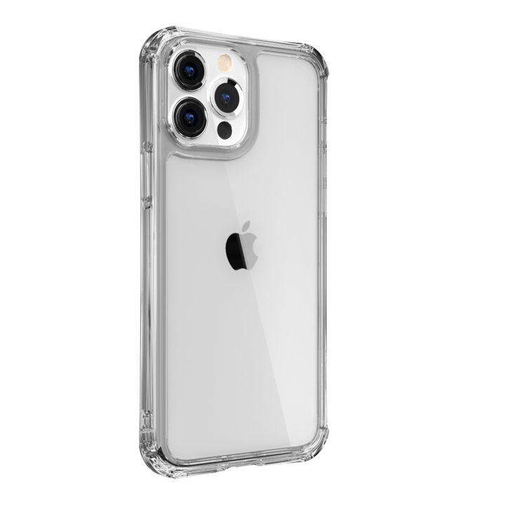 SwitchEasy Alos Anti Microbial Shockproof Case for iPhone 14/13 - Transparent