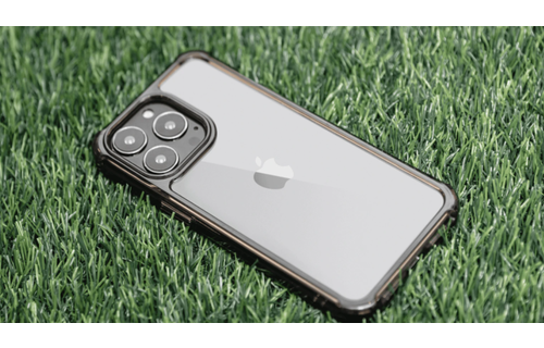 SwitchEasy Alos Anti Microbial Shockproof Case for iPhone 14/13 - Transparent