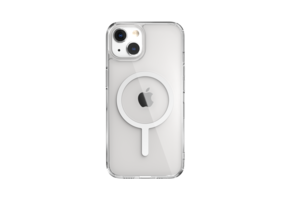 SwitchEasy MAgCrush MagSafe Shockproof Case for iPhone 14/13 - Clear/White