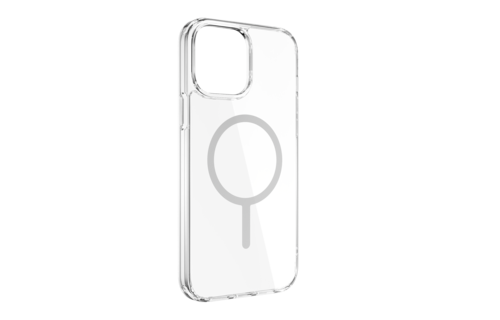 SwitchEasy MAgCrush MagSafe Shockproof Case for iPhone 14/13 - Clear/White
