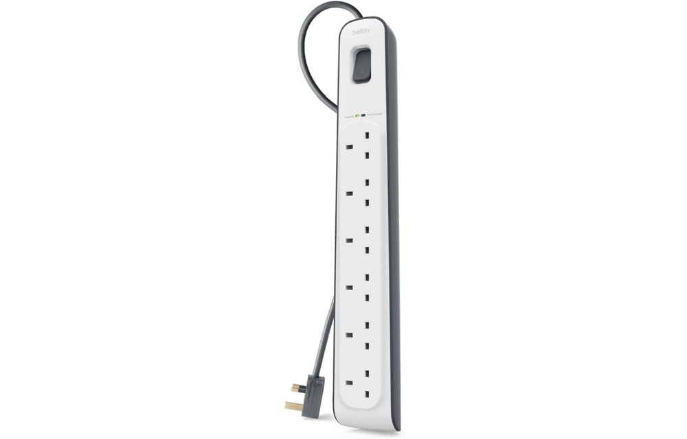 Belkin 6 Way Surge Protection Strip 2M Charging