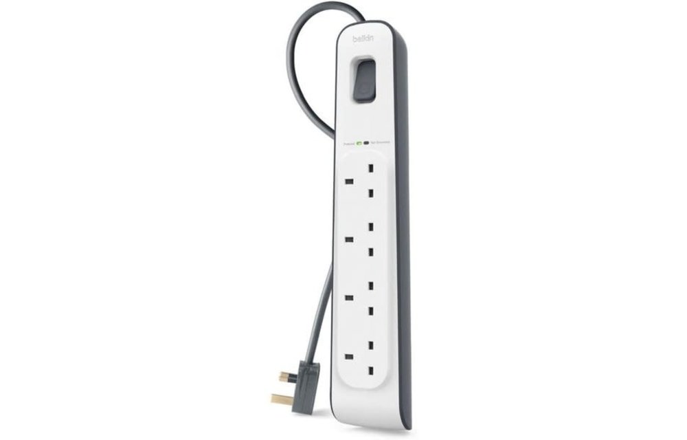 Belkin 4 Way Surge Protection Strip 2M Charging