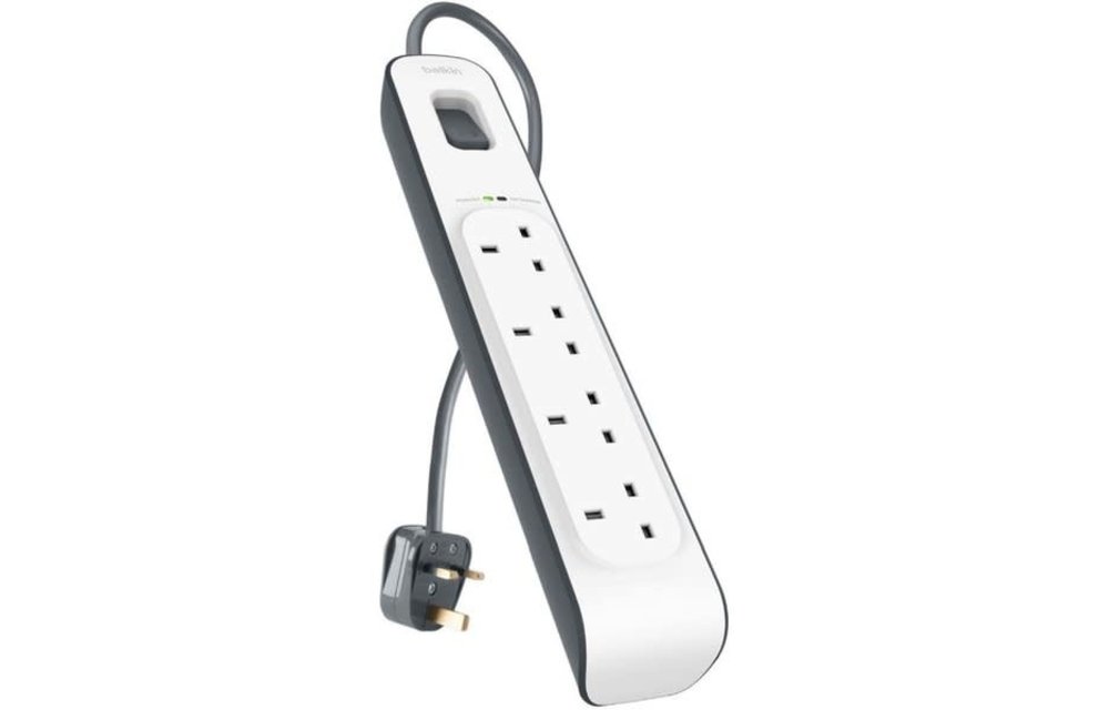 Belkin 4 Way Surge Protection Strip 2M Charging