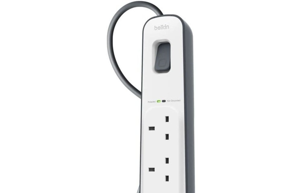 Belkin 4 Way Surge Protection Strip 2M Charging