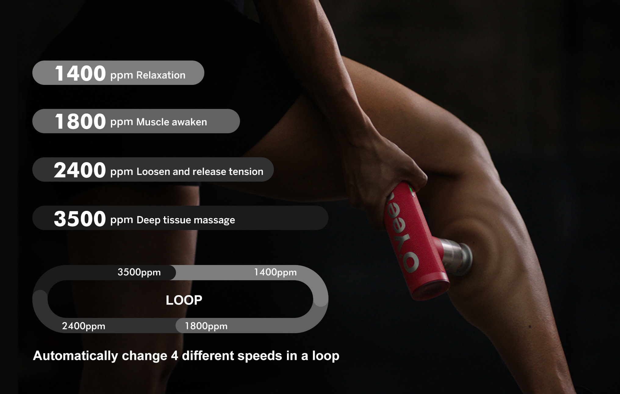 OYeet Nex Pro Massage Gun Grey Gadget Zone