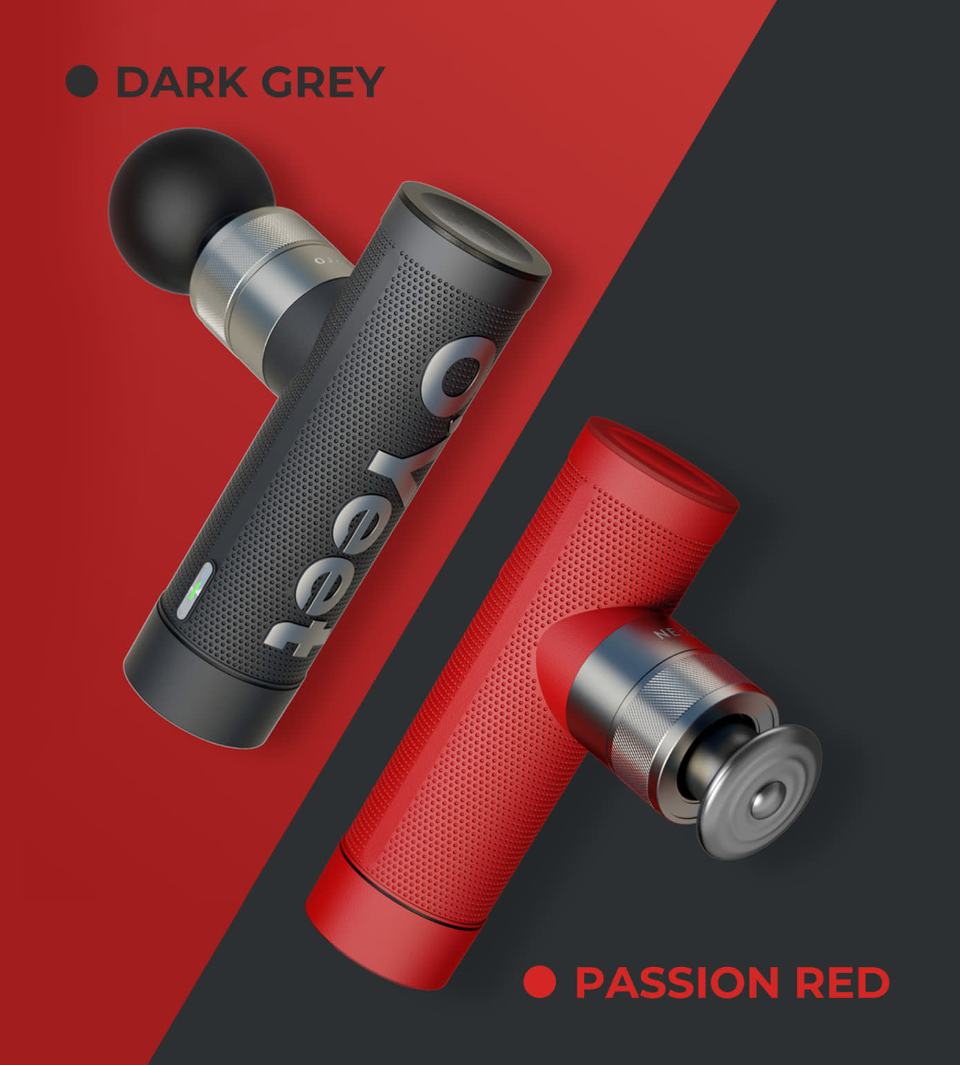 OYeet Nex Pro Massage Gun Red Gadget Zone