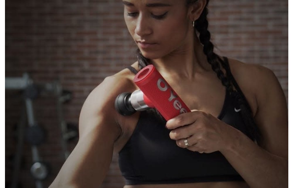 OYeet Nex Pro Massage Gun Red Gadget Zone