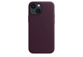 Apple IPhone 13 Leather Case with MagSafe - Dark Cherry