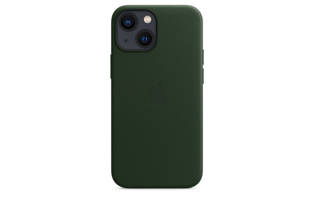Apple IPhone 13 Mini Leather Case with MagSafe - Sequoia Green
