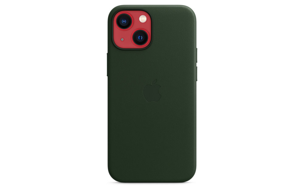 Apple IPhone 13 Mini Leather Case with MagSafe - Sequoia Green