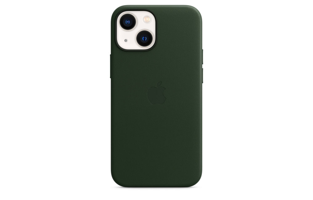 Apple IPhone 13 Mini Leather Case with MagSafe - Sequoia Green