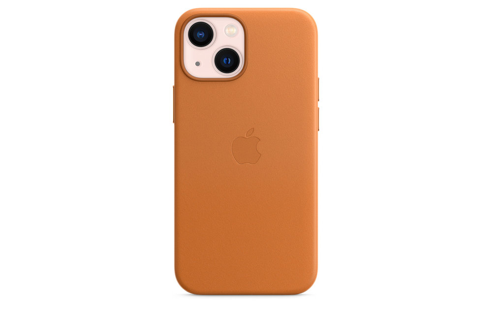 Apple IPhone 13 Mini Leather Case with MagSafe - Golden Brown