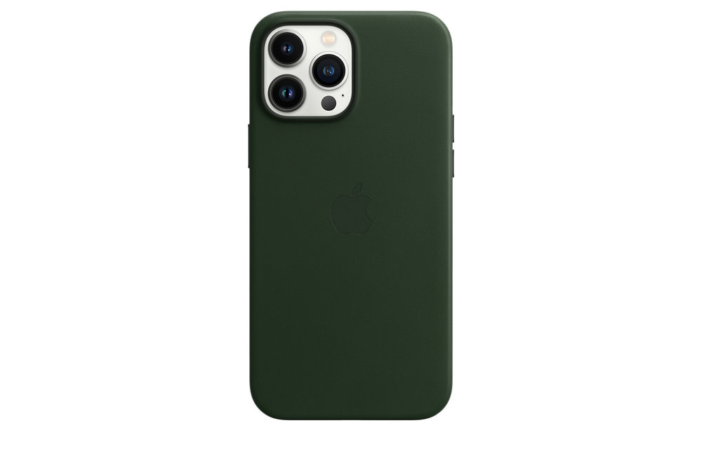 Apple IPhone 13 Pro Leather Case with MagSafe - Sequoia Green