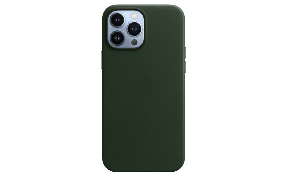 Apple IPhone 13 Pro Leather Case with MagSafe - Sequoia Green
