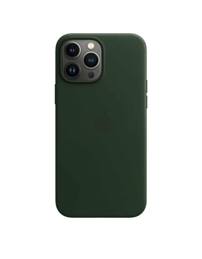 Apple Apple IPhone 13 Pro Max Leather Case with MagSafe - Sequoia Green