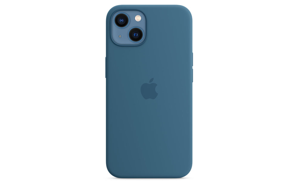 Apple IPhone 13 Mini Silicone Case with MagSafe - Blue Jay