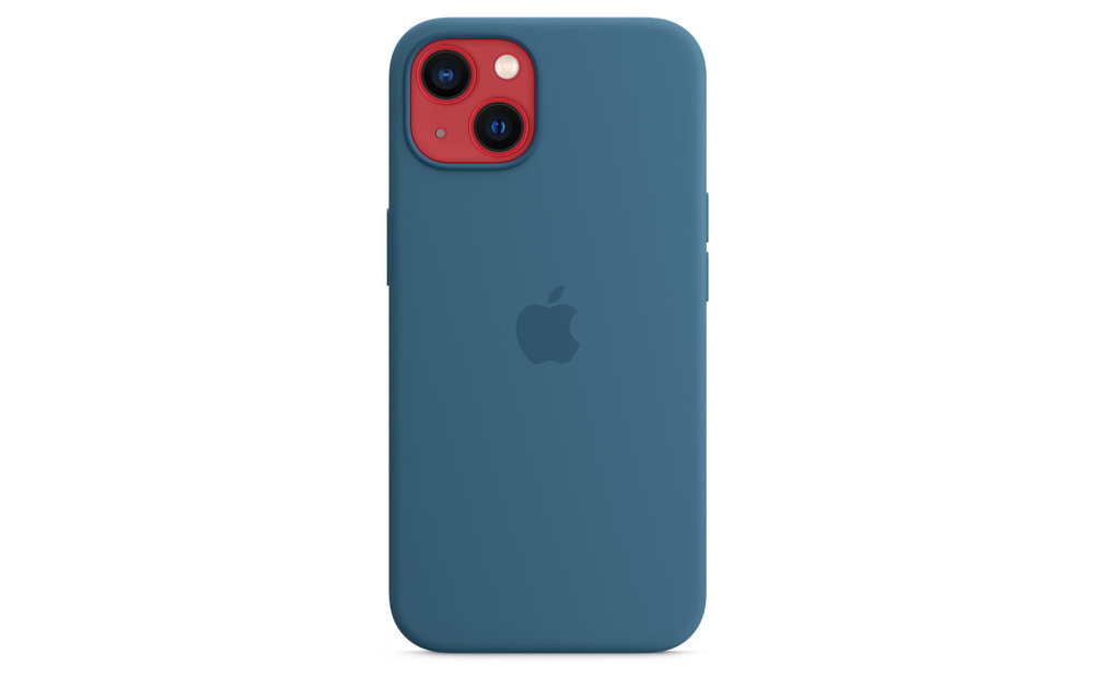 Apple IPhone 13 Mini Silicone Case with MagSafe - Blue Jay
