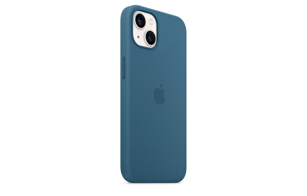Apple IPhone 13 Mini Silicone Case with MagSafe - Blue Jay